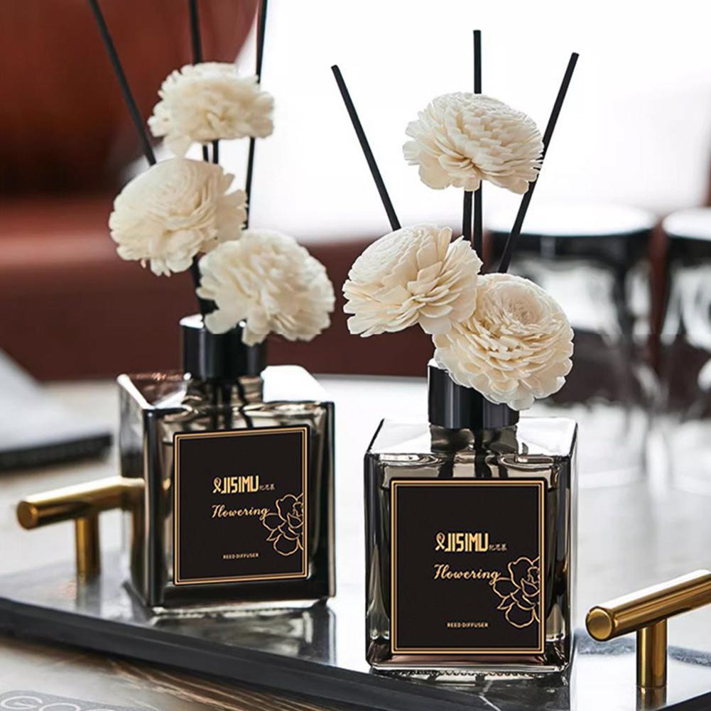 Home Fragrance White Jasmine - 50ml 아로마 디퓨저 오일 세트 (가정용,
