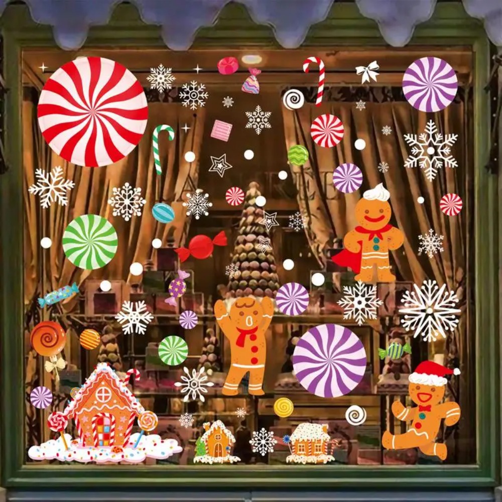 Home Fragrance Gingerbread - 진저브레드 하우스 캔디 스티커 진저브레드 맨