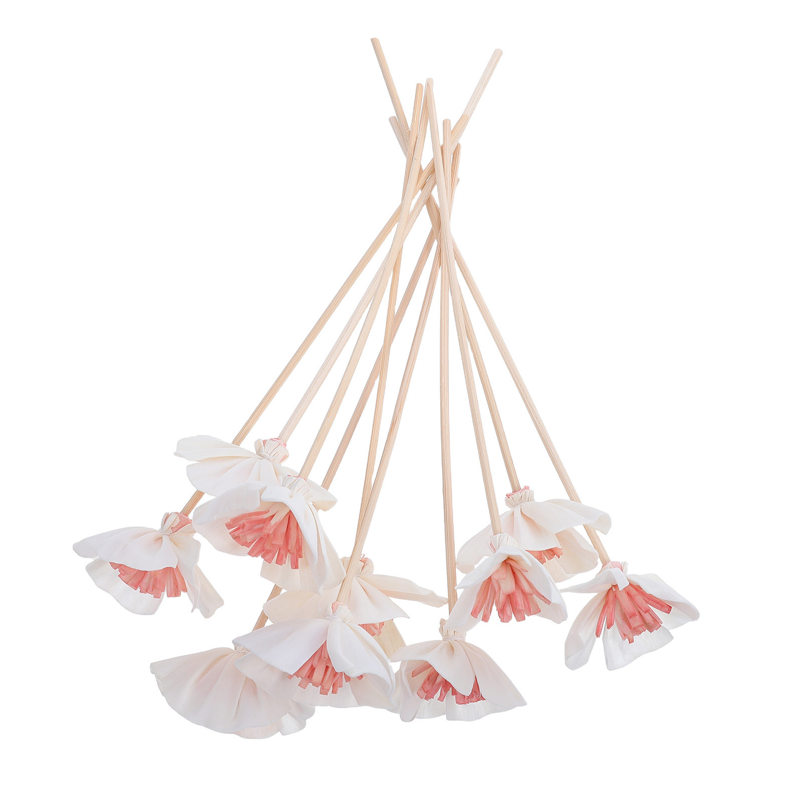 Home Fragrance Diffusers - 10개입 에센셜 오일 디퓨저 스틱 블랙
