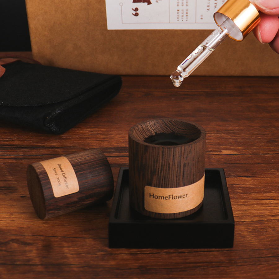 Home Fragrance Diffusers - 블랙 월넛 에센셜 오일 디퓨저, 실내