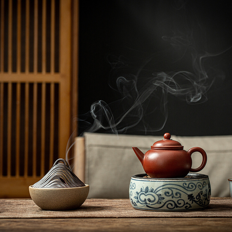 Home Fragrance Zen - 명상 향 홀더 창의적인 산 모양