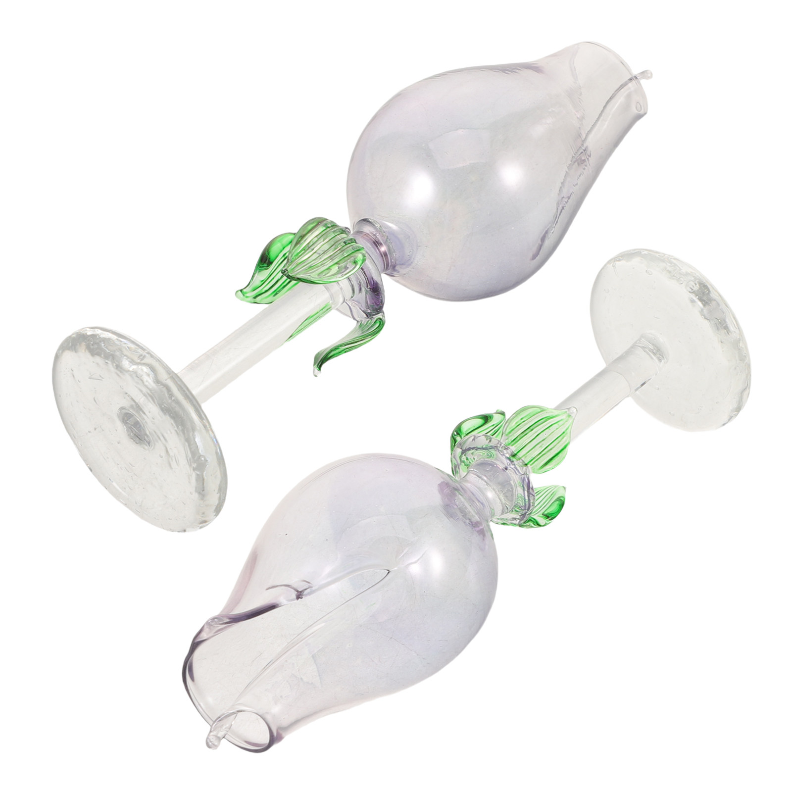 2Pcs 꽃 모양의 유리 에센셜 오일 디퓨저 장식 아로 - Home Fragrance Diffusers 리뷰 및 가격