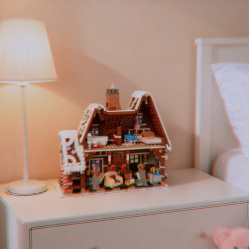 1447pcs 새로운 겨울 마을 빌딩 블록 세트, 창의 - Home Fragrance Gingerbread 리뷰 및 가격