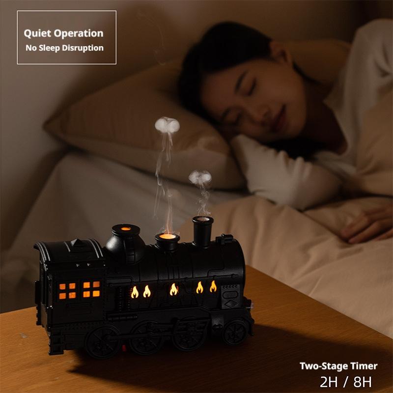 300ml 아로마테라피 머신 가습기 레트로 증기기관차  - Home Fragrance Diffusers 리뷰 및 가격
