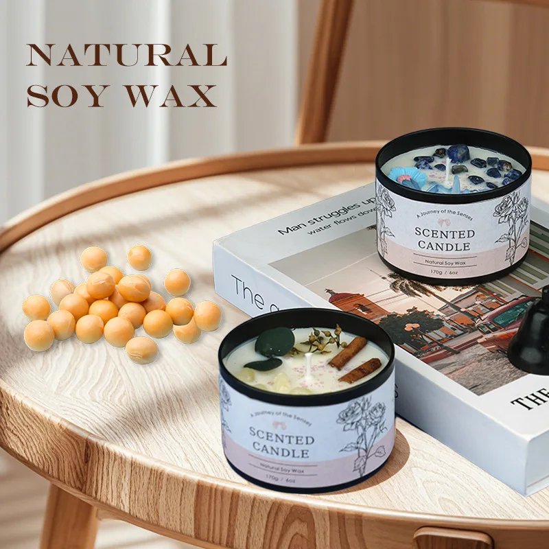 크리에이티브 크리스탈 아로마테라피 양초 6OZ - 오래 - Home Fragrance Jar 리뷰 및 가격