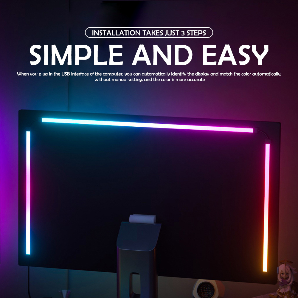 RGB 게임 조명 스트립 모니터 백라이트 LED 디스플 - Philips Bulb Hue 리뷰 및 가격