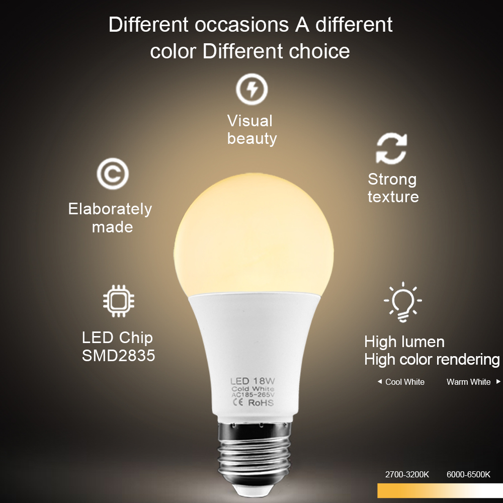 10pcs E27 LED 전구 220V 240V 18W - Philips Bulb Hue 리뷰 및 가격