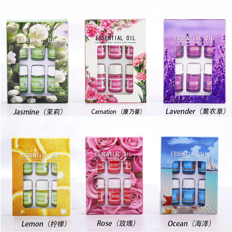 핫세일 3ml 아로마테라피 에센셜 오일 세트, 6가지  - Home Fragrance Sale 리뷰 및 가격