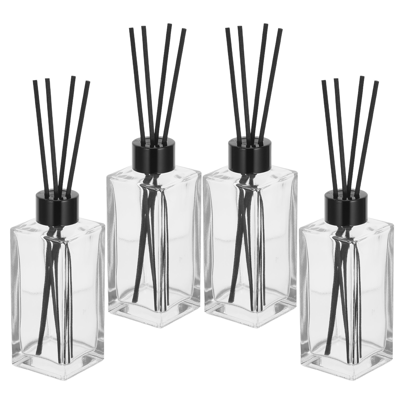 4세트 욕실 향기 디퓨저 리드 스틱 소형 미니 투명 유 - Home Fragrance Diffusers 리뷰 및 가격