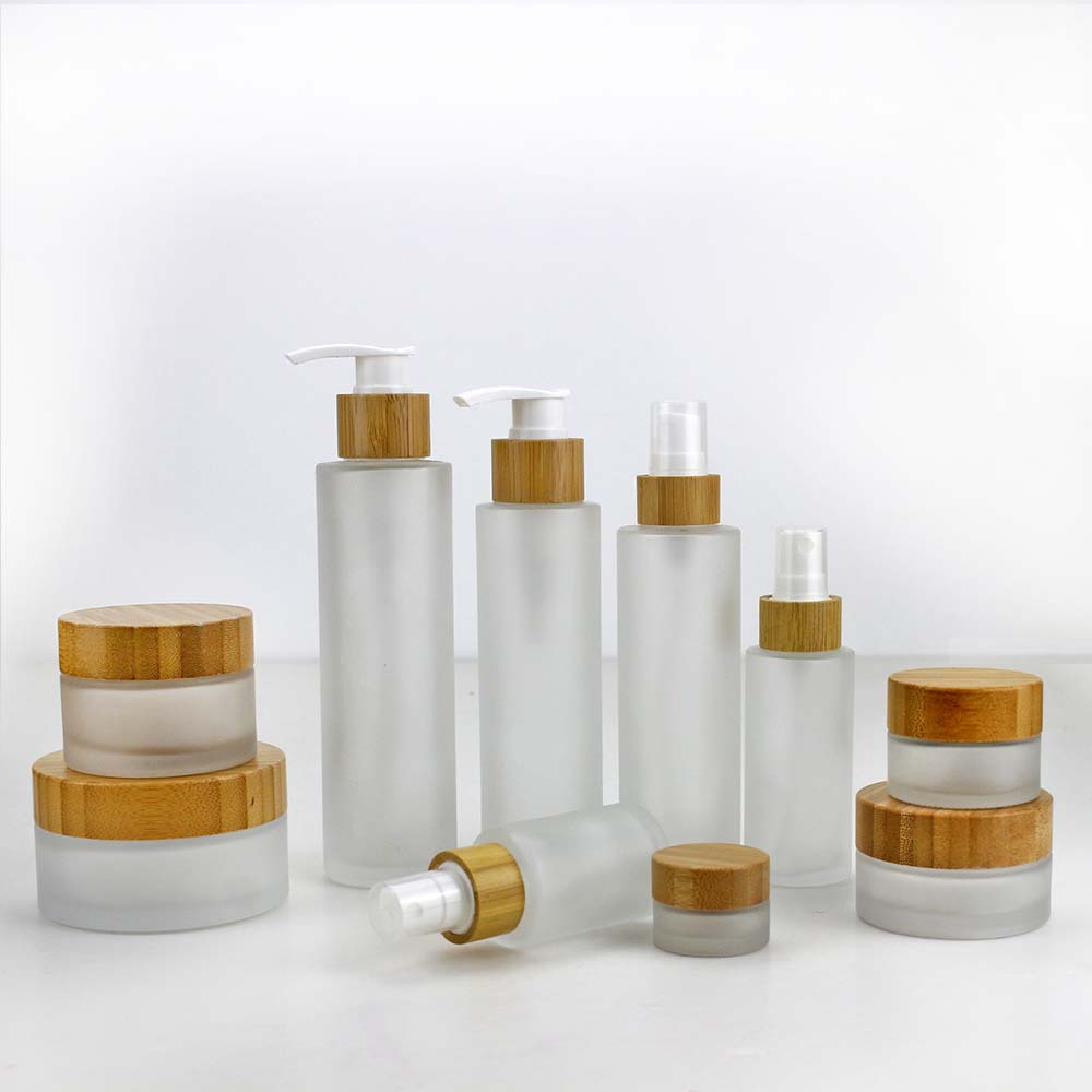 천연 대나무 향수 병 젖빛 유리 빈 크림 로션 항아리  - Home Fragrance Jar 리뷰 및 가격