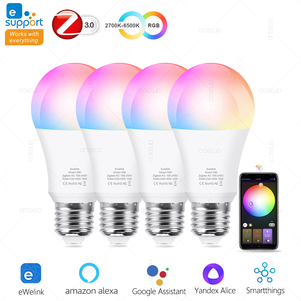 15W 18W E27 Zigbee 스마트 전구 RGB  - Philips Bulb Hue 리뷰 및 가격